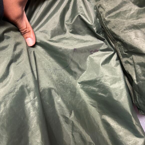 Mossi Racing Parka Jacket Hooded Quilted Shiny Full Zip Winter Athletic Perform - Picture 14 of 15